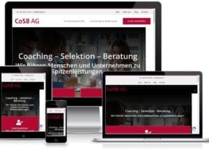 Neue Wordpress Website für die CoSB AG in Uster ZH