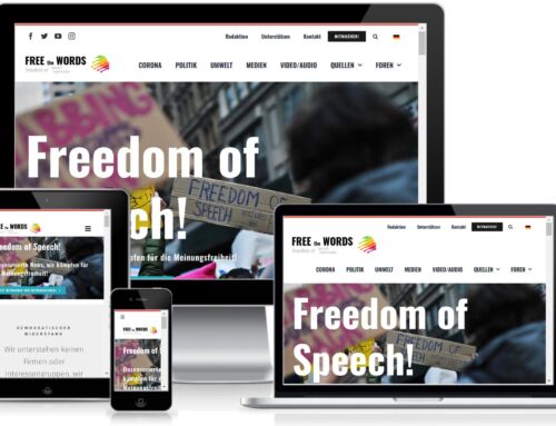 Neue Website für FREE the Words Newsportal