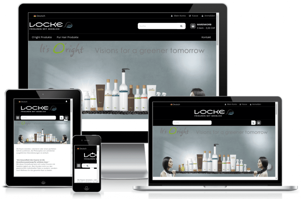 Neuer Shop für Locke Frisuren mit Seeblick in Spiez