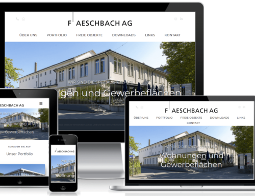 Neuerstellung der Website F. Aeschbag AG