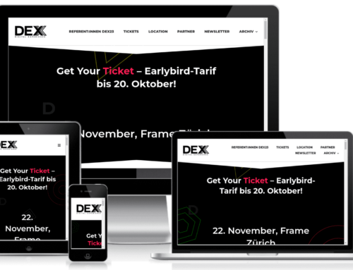 Neuerstellung der Website der DEX Conference